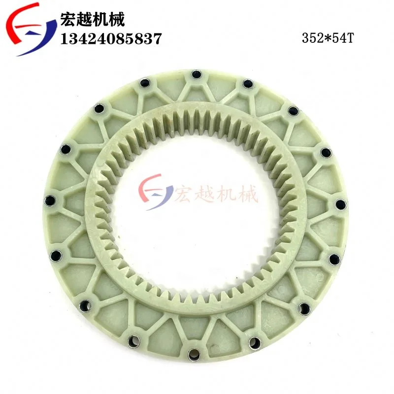High Stability Flexible Rubber Coupling 195*6t Excavator Spare Parts