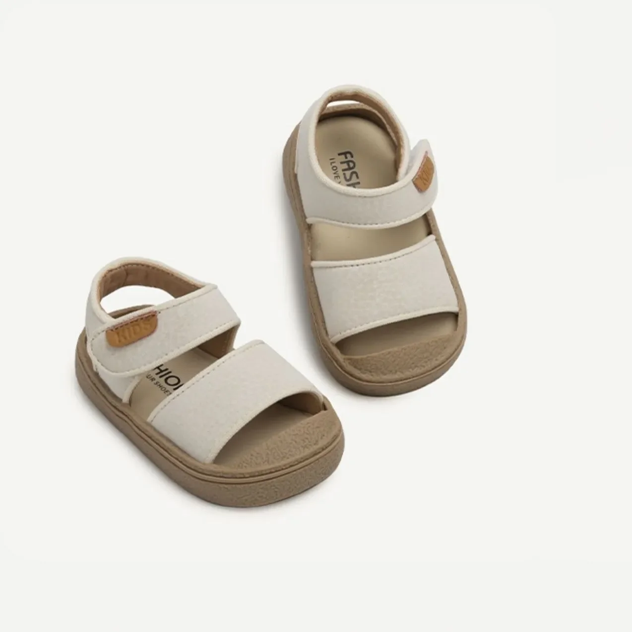 Baby Sandals Toddler Walking Shoes Summer Anti-slip Soft Bottom Beach Shoes Boys Girls Kids Slip-On Footwear