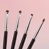 Horse Hair Eye Detail Makeup Brush Small Eye Shadow Brush Eyeliner Brush Smudge Brush for Precision Makeup Application