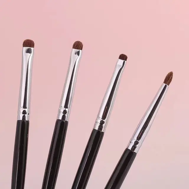 Horse Hair Eye Detail Makeup Brush Small Eye Shadow Brush Eyeliner Brush Smudge Brush for Precision Makeup Application