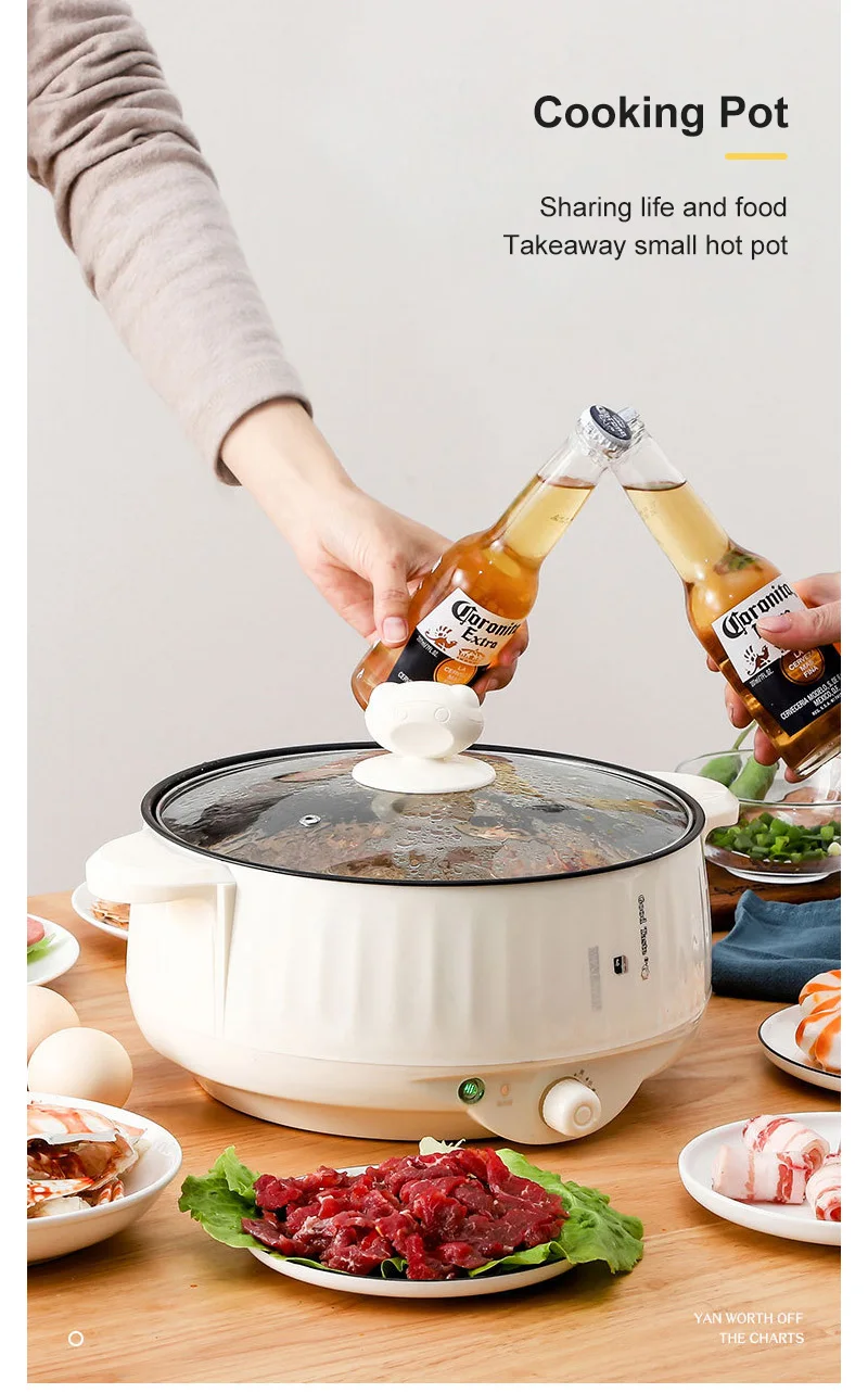 Description Picture 6 of itemMultifunction Electric Cookers Single/Double Layer 1-2 People Household Non-stick Pan Hot Pot Rice Cooker Cooking Appliances
