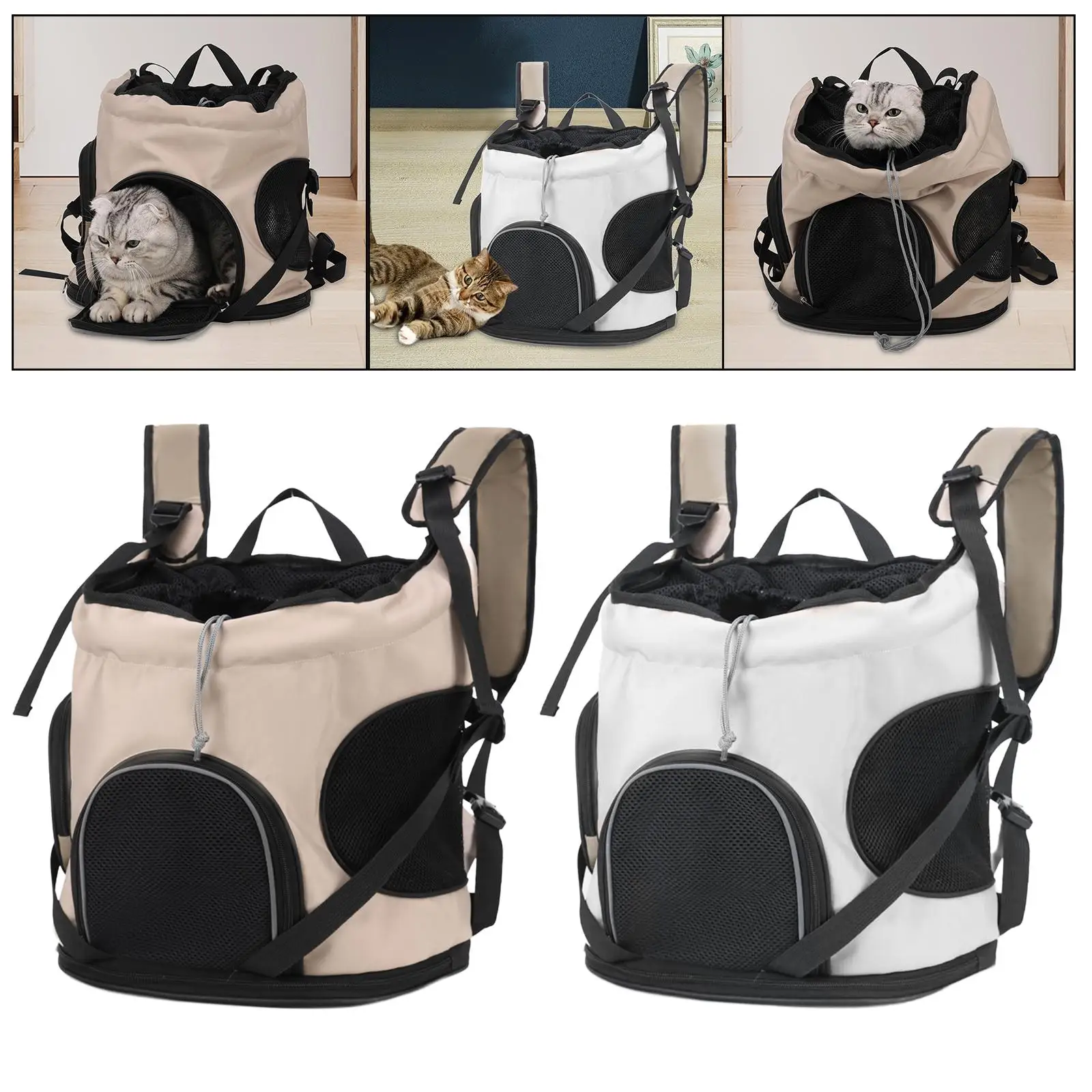 Cat Backpack Carrier Pet Travel Transport Bag for Small and Medium Cat Bunny