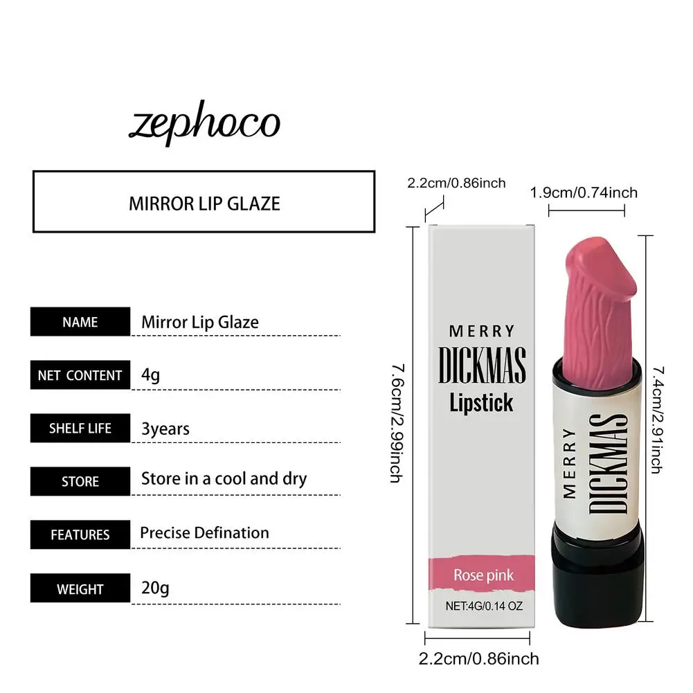 Bright Red Matte Lipstick Long Lasting Waterproof Lip Makeup_voghion.com