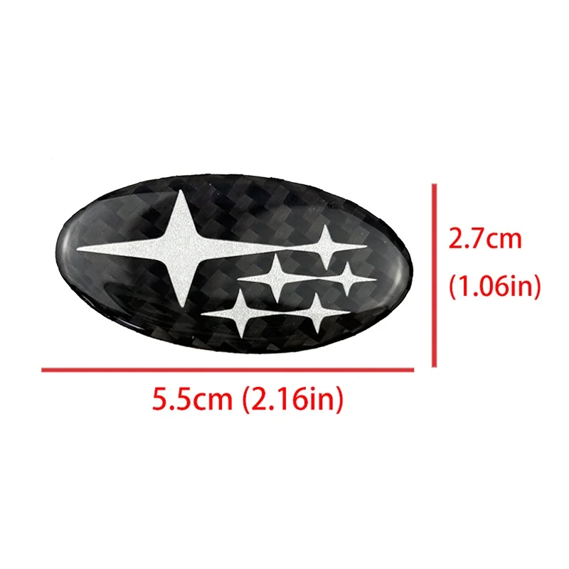 스바루 포레스터 XV 아웃백 임프레자 레거시 STI WRX BRZ 트라이베카 자동차 스티어링 휠 엠블럼 배지 데칼 스타일링 액세서리