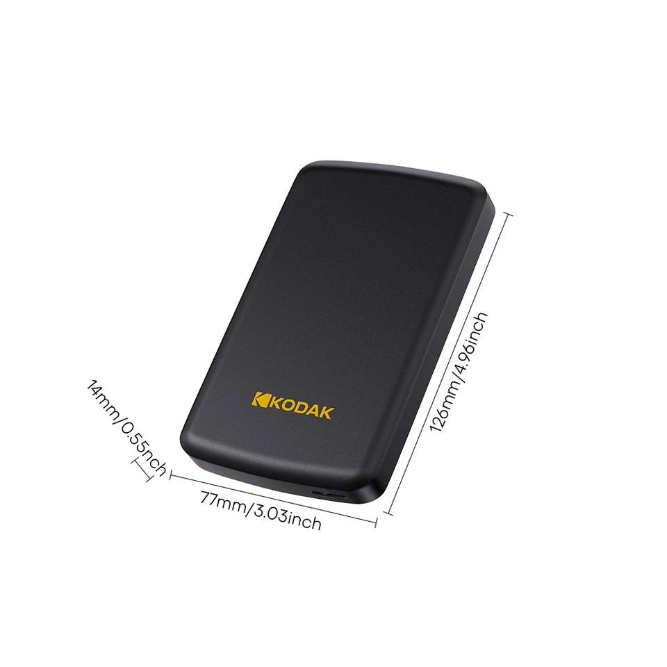 【新品未使用】KODAK Portable HDD P190 2TB S2d31fa5172d5489896fd0a5e84aaa