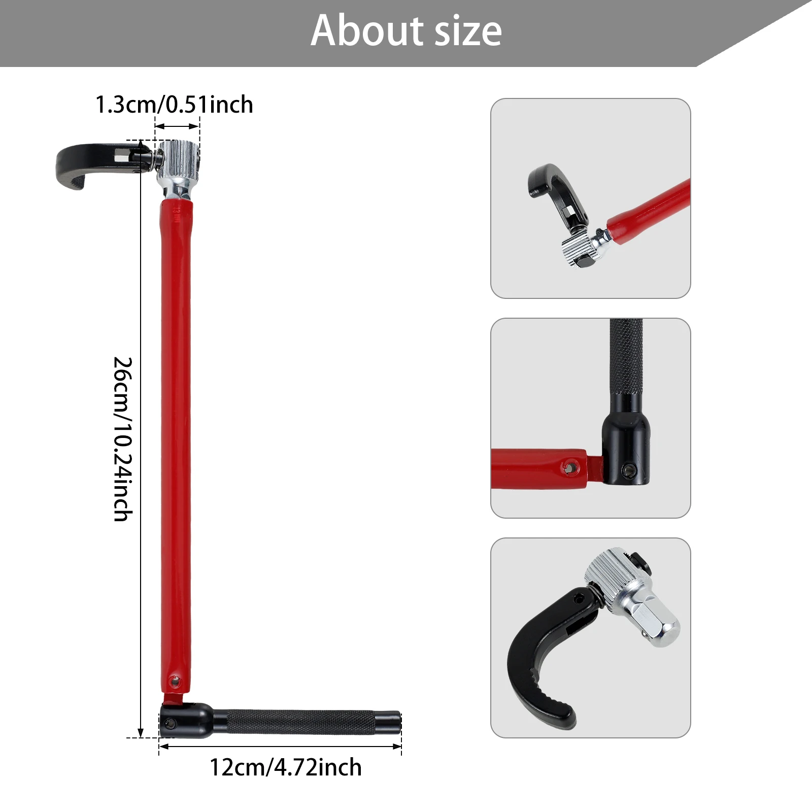 Kit De 7 Clés De Plomberie - Pour Robinet, évier, Baignoire - Alliage Dur - Design Compact Pour Espaces étroits