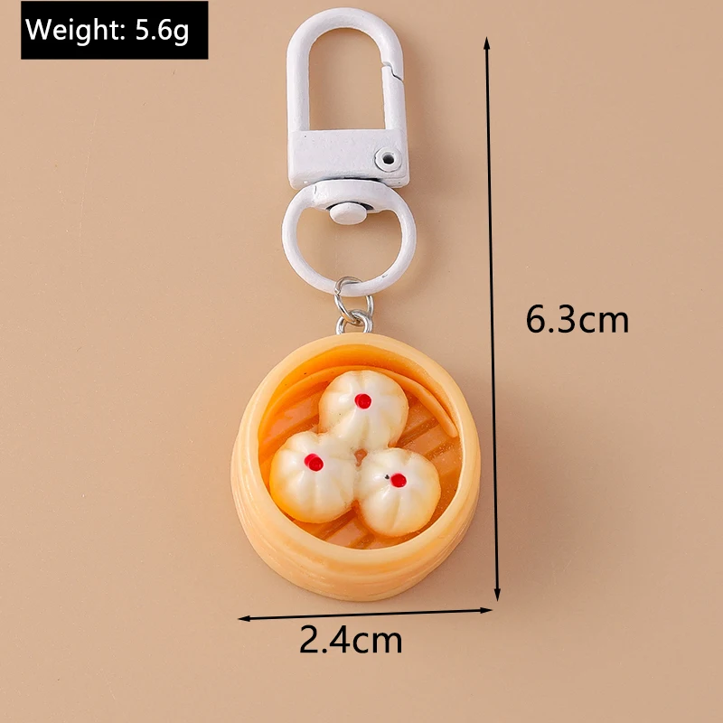 Nette Harz Simulation Obst Schlüsselbund Traube Orange Schlüssel Ring Frauen Mädchen Handtasche Anhänger DIY Handgemachten Schmuck Geschenk – Detail 12