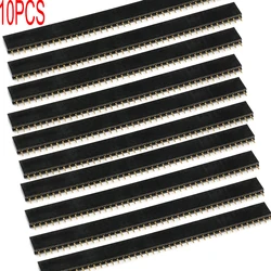 10 - Pack Single Row Female PCB Socket Board with Male Pin Headers - 2.54mm Pitch (10pcs 40P female)