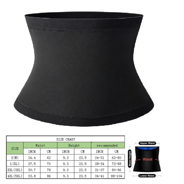 Sauna Waist Trimmer Belly Wrap Workout Sport Sweat Band Abdominal Trainer Weight Loss Body Shaper Tummy Control Slimming Belt 6