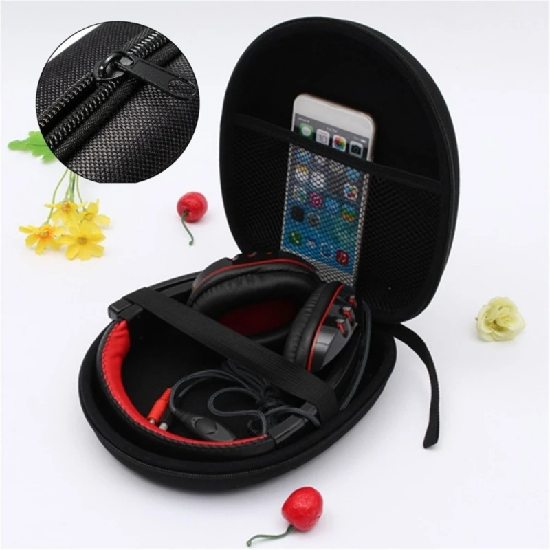 

EVA Case Protective Cover Dust-proof Hard Shells for WH-CH500 XB450 Earphones Storage Case with Hand Strap Storage Bag