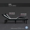 Adjustable Bed Base Frame with Head and Foot Incline, Wireless Remote Control, Easy Assembly, and 10 Year Warranty 5