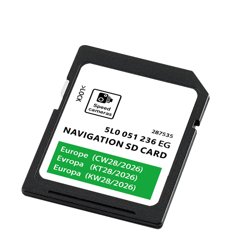 32GB Amundsen MIB2 Navi SD 카드 업데이트 지도 유럽 5L0051236EG 2026 Skoda Octavia Superb Fabia Car 용 미디어 발견