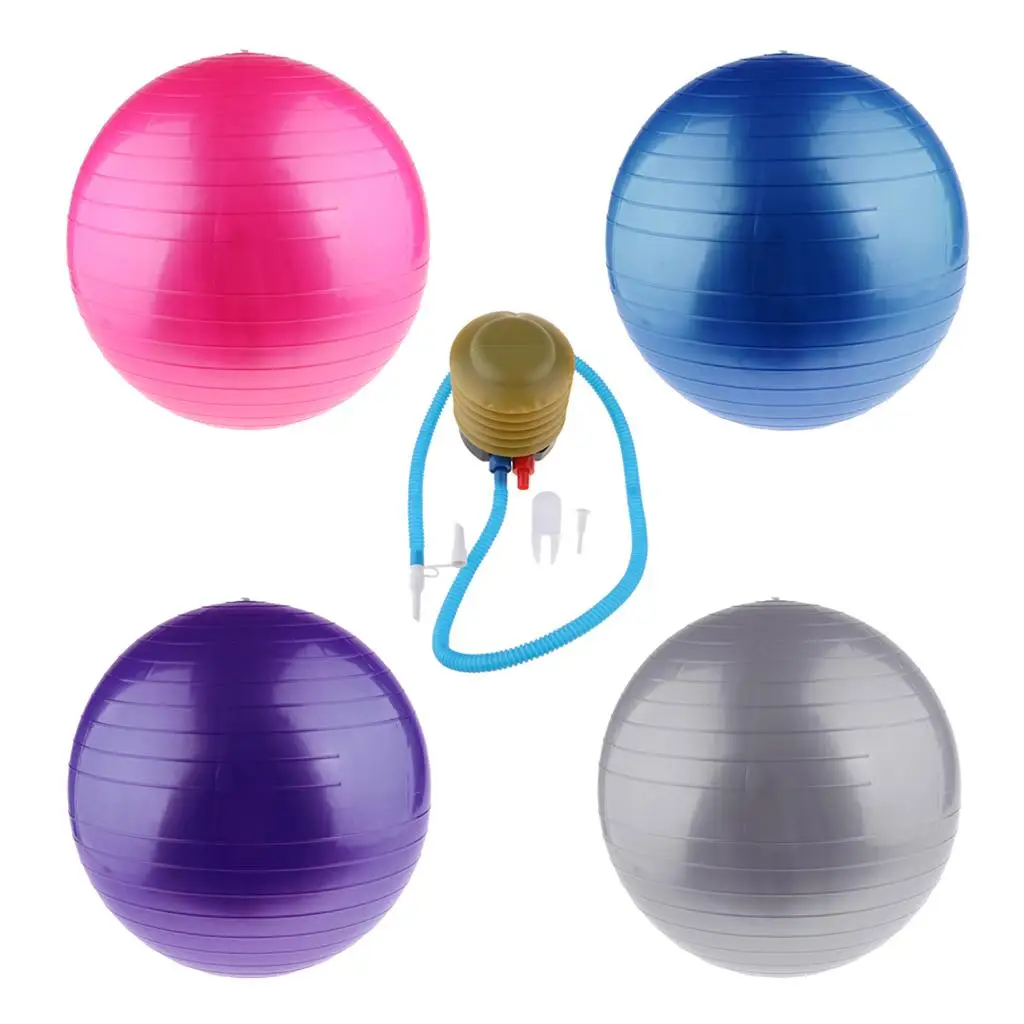 Exercise Ball home and Include 1 Yoga Ball (45/85cm) + Spare Plugs & Plu