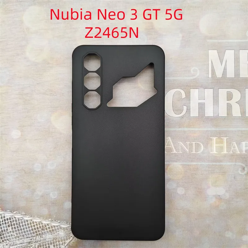 For ZTE Nubia Neo 3 GT 5G Z2465N TPU Matte Soft Black Protective