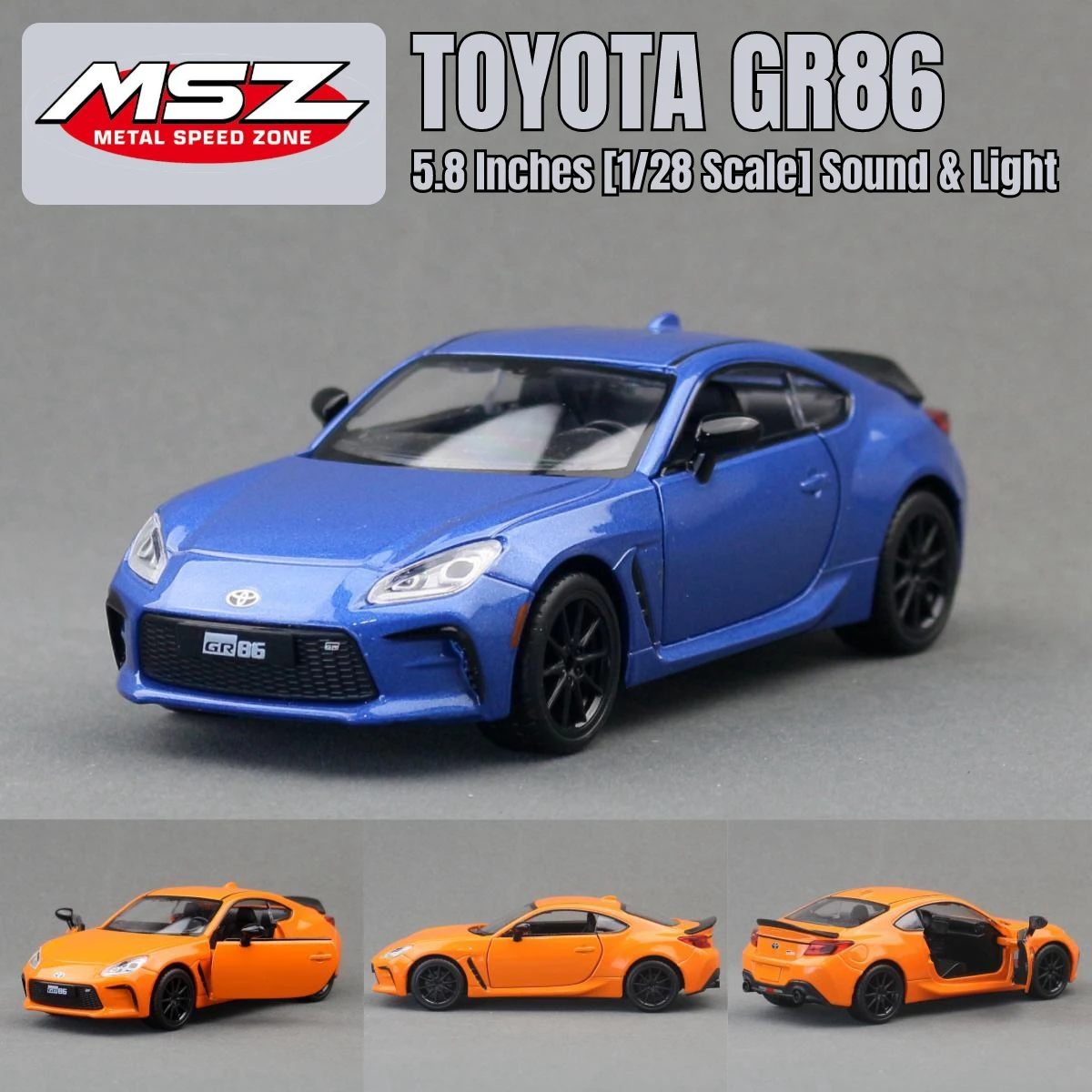 トヨタ GR86 ミニカー Amazon | Focal Horizon FH x Model One 1/64 トヨタ GR86 MK2