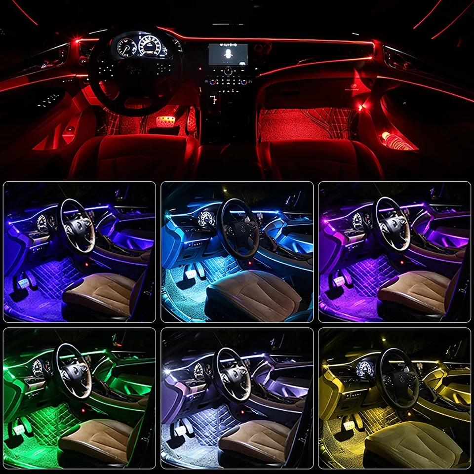 LED装飾アンビエントライト,14 in 1,rgb,フレキシブル LED装飾アンビエントライト,14 in 1,rgb,フレキシブル
