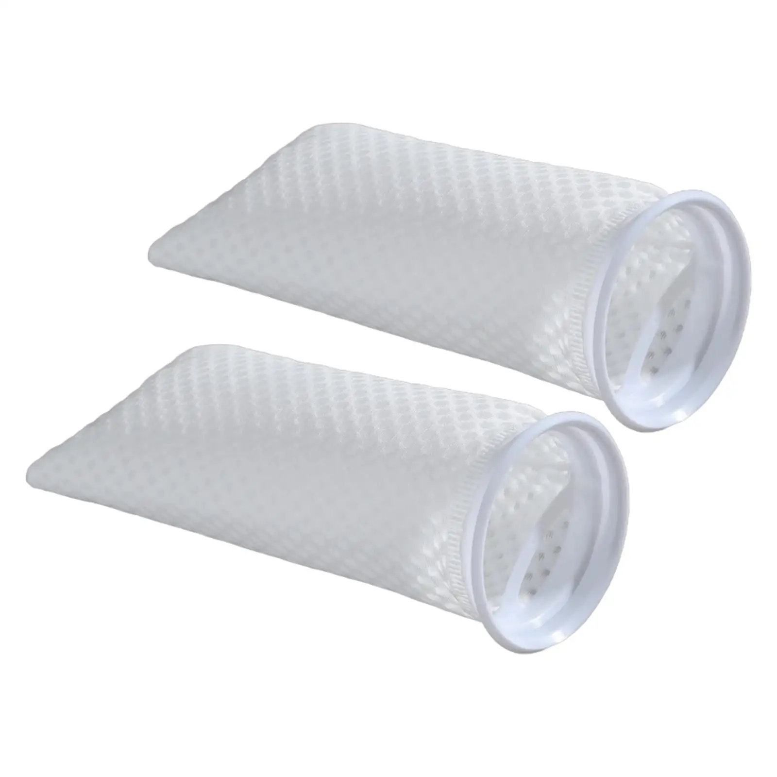 2Pcs Aquarium Filter Socks Aquarium Filter Bags Mesh Washable Pad Blanket Socks for Sump Pond