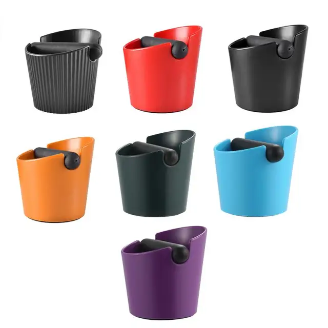 Secchio per il riciclaggio dei fondi di caffè Mini cestino per macinazione antiscivolo con scatola per residui staccabile 2