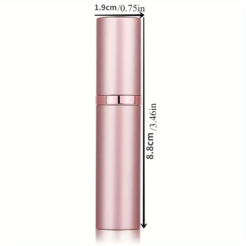 5ml Perfume Atomizer Portable Liquid Container for Cosmetics Traveling Mini Aluminum Spray Alcohol Empty Refillable Bottle