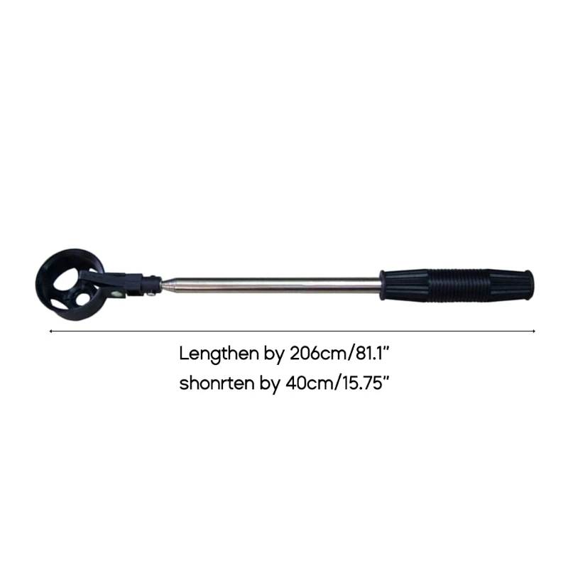 Telescoping Golf Ball Retriever Portable Pick Up Tool Gift With Automatic Lock Scoops For And Water Stainless Extended Stick Dur 6