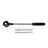 Telescoping Golf Ball Retriever Portable Pick Up Tool Gift With Automatic Lock Scoops For And Water Stainless Extended Stick Dur 6