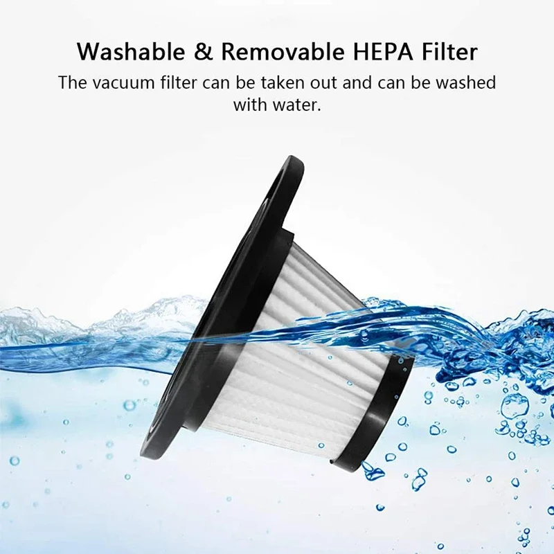Handheld Vacuum Cordless Cyclone Suction Portable Rechargeable Vacuum Cleaner Quick Charge for Car Home Pet Hair 6053