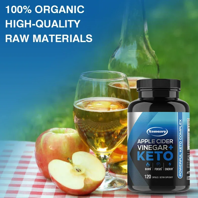 Keto + apple Cider Vinegar Capsules, Body Management Supplement, Non-GMO
