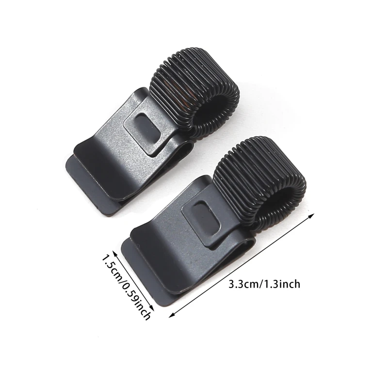 Stainless Steel Pen Clip File Clip Board Adhesive Pen Insert Notebook Suitable for Office And School Supplies 2/4/6pcs pen clip
