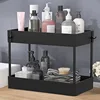 Under Sink Storage Organizer 2 Tier Drawer Multipurpose Rack Cabinet Under Sink Storage Rack Bathroom Kitchen Organizer 5