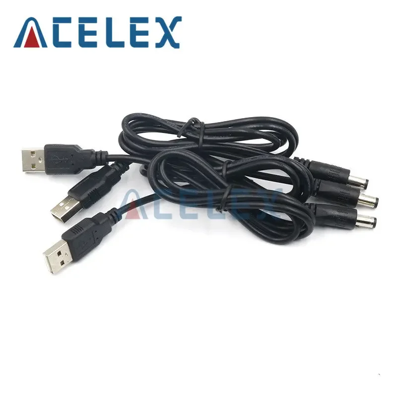 Usb Power Boost Line Dc 5v To Dc 9v / 12v Step Up Module Usb Converter Adapter Cable 2.1x5.5mm Plug