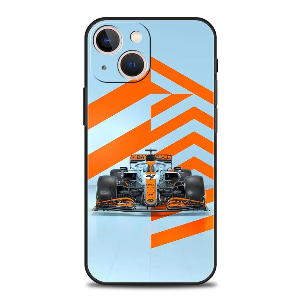 Ayrton Senna F1 Soft Black Phone Case Cover