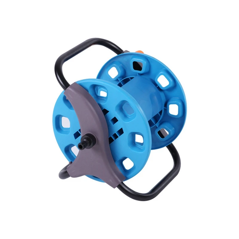 

2X Portable 20M Household Garden Water Hose Reel Cart Pipe Storage Car Washer Pipehose Winding Tool Rack Holder