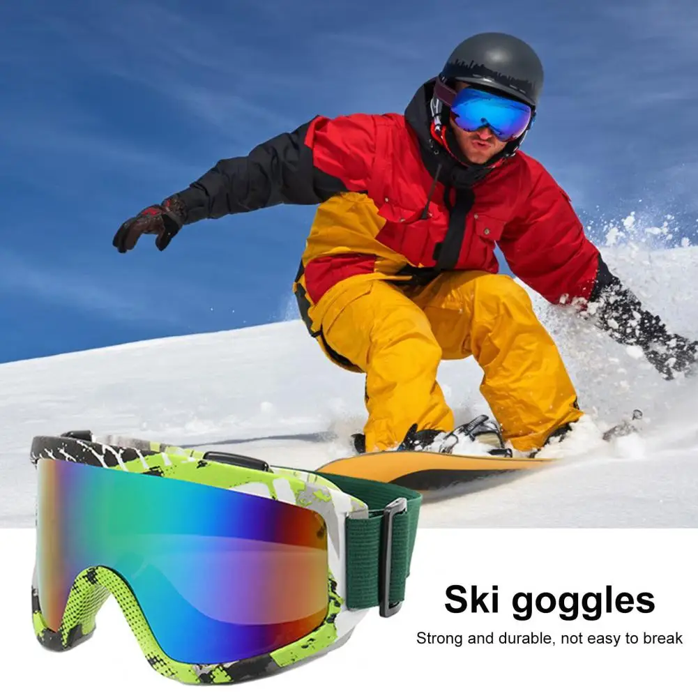 Winter Ski Goggles Double-layer Lens Ski Goggles Winter Outdoor Ski Goggles Double Layers Lens Anti-fog Snow for Men for Cycling