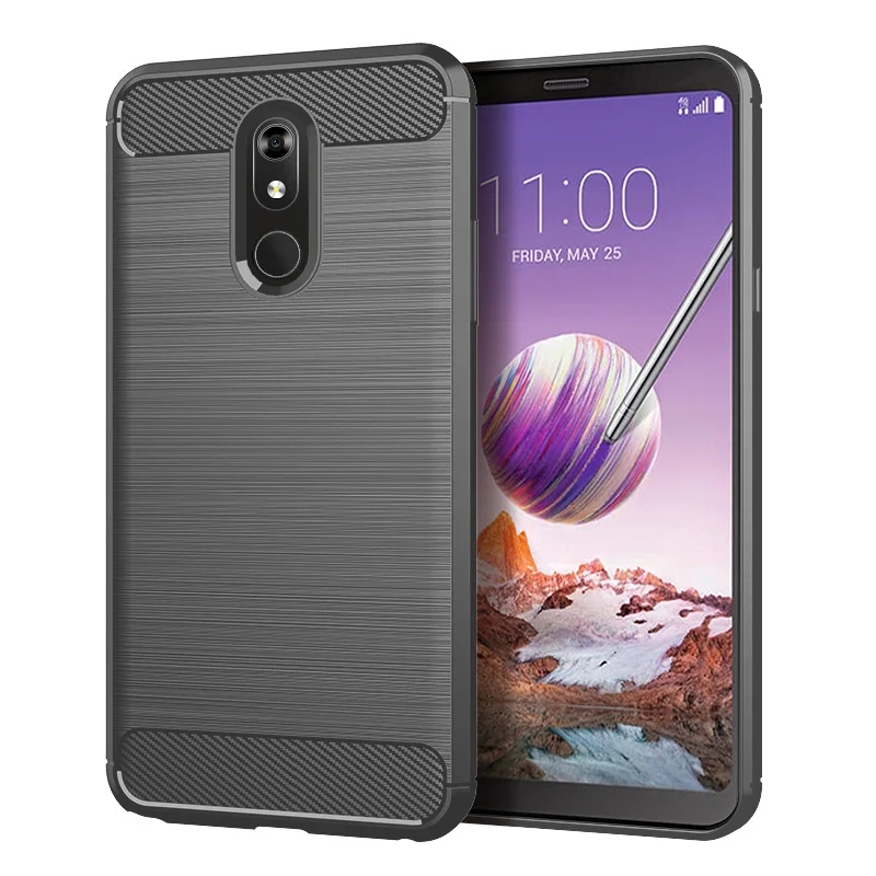 Soft TPU Matte Shockproof Carbon Fiber Phone Cover - Silicone Case Coque s