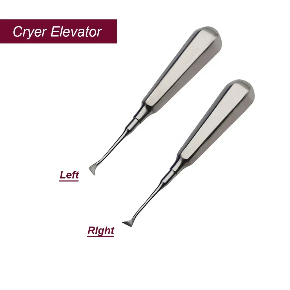 INSTUMAX 6-Piece Dental Oral Surgery Root Elevator Kit - Coupland & Luxating Elevators, Cryer