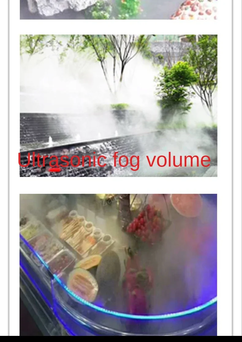 Description Picture 6 of itemIndustrial 10 Head Sprayer Ultrasonic Mist Maker Diffuser Fogger Air Humidifier Fountain Pond Atomizer Greenhouse