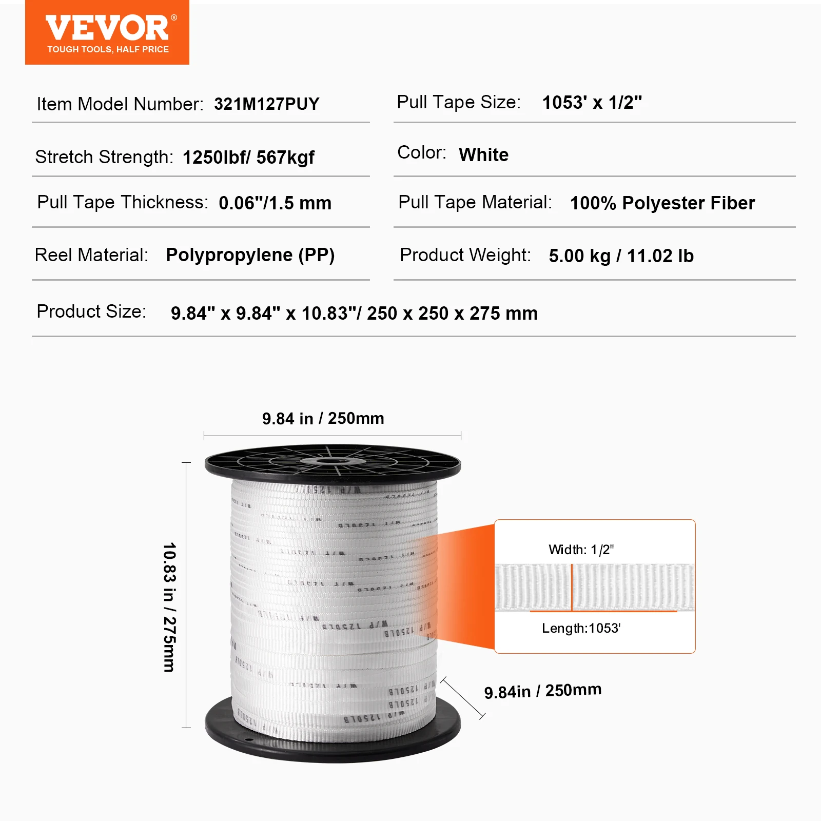 321mx12.7mm