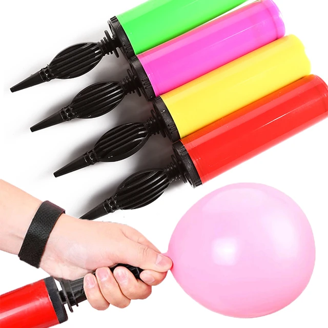 1pc Plastic Balloon Pump Balloon Inflator Hand Push Air Pump