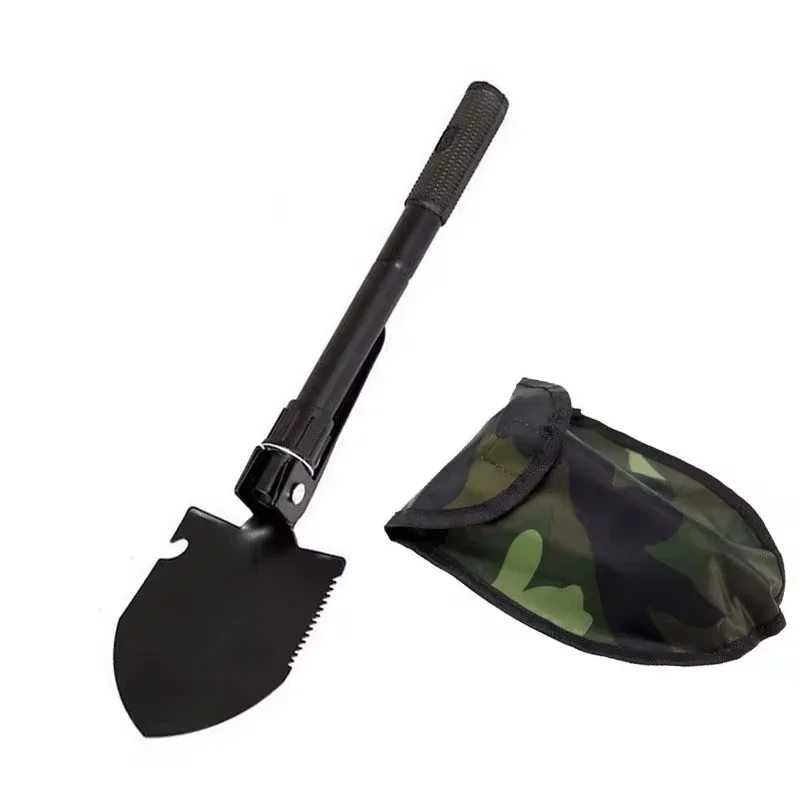 1PC Engineer Shovel Military Shovel Outdoor Multifunctional Folding Military Shovel Vehicle Camping Fishing  Pickaxe 6
