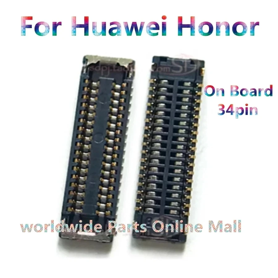 

LCD Display Screen Flex FPC Connector Plug Port For Huawei Play Enjoy 8E Y6 Prime 2018 Honor 7A Pro 8X Max On Board 34 Pin