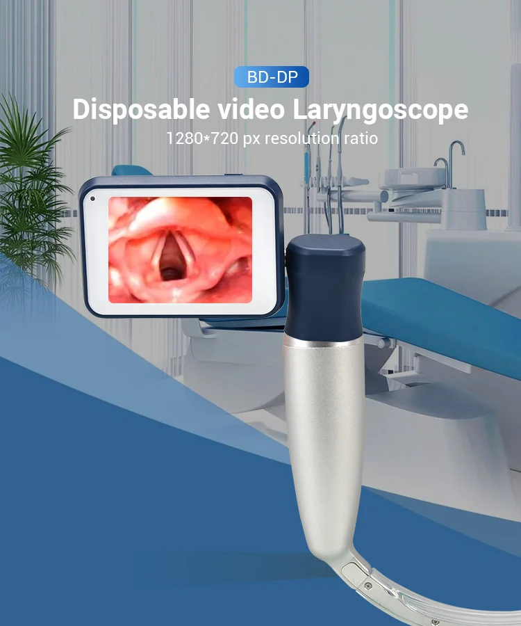 

Besdata Stainless Steel Difficult Airway Blade Intubation Video Laryngoscope