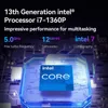 13th Gen Intel Core i7-1360P Mini PC 2x DDR5 Slots M.2 NVME SSD Thunderbolt4 WiFi6 8K UHD Windows 11 HTPC Office Gaming PC 4
