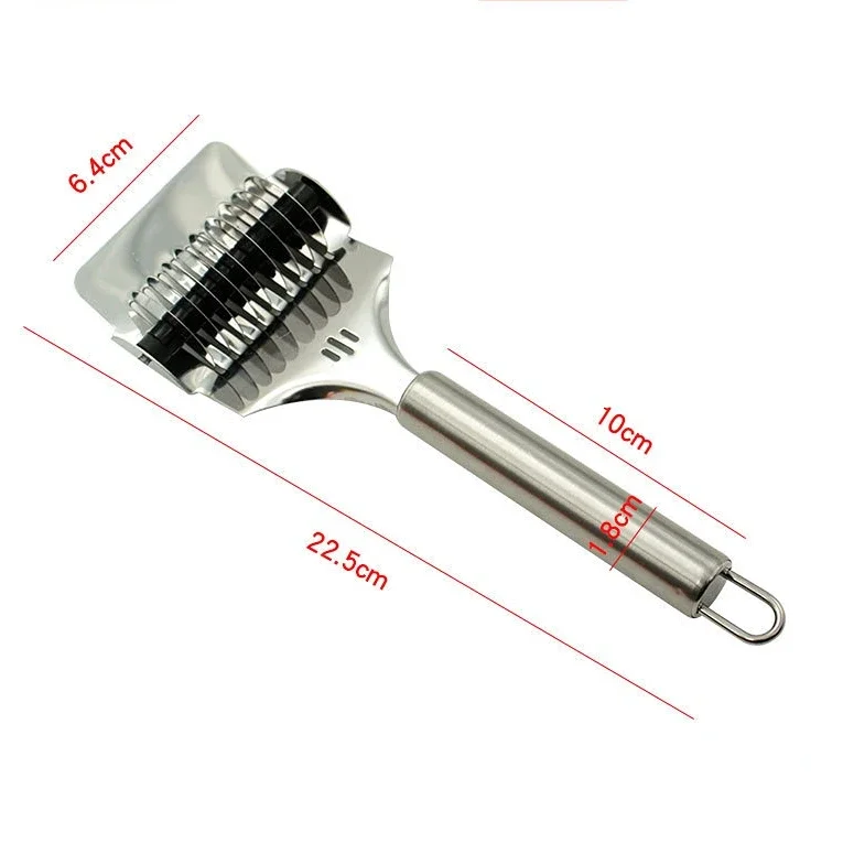 1pcs Manual Noodle Cutter Stainless Steel Roller Noodle Maker Fast Food Noodles Dough Rolling Machine Pasta Tools Gadgets