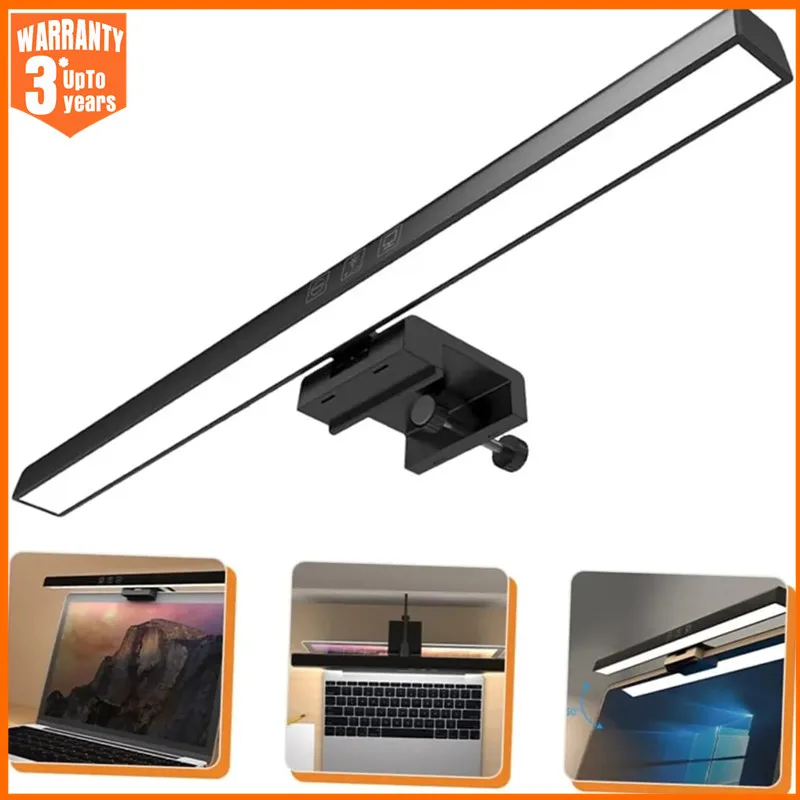 Barre Lumineuse De Moniteur LED RVB, Lumière De Face D'écran, Barre De Gradation En Continu, Lampe De Bureau D'ordinateur, Travail USB, éclairage De Lecture Attentionné Pour Les Yeux