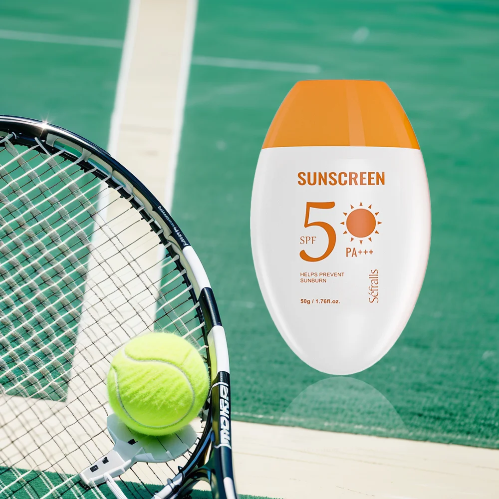 S&eacute;fralls SPF50 PA+++ Sunscreen 50g UV Protection Moisturizing Fast-Absorbing Refreshing Lotion for Face & Body sol de janeiro facial sunscreen cream