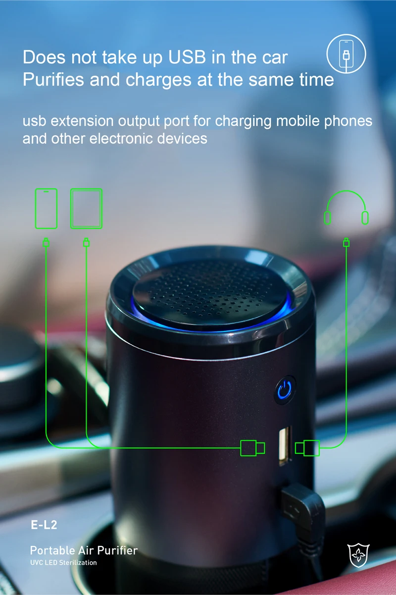 UVC  û H13 HEPA   Ŭ, USB  ڵ  û,  ,   , ձ