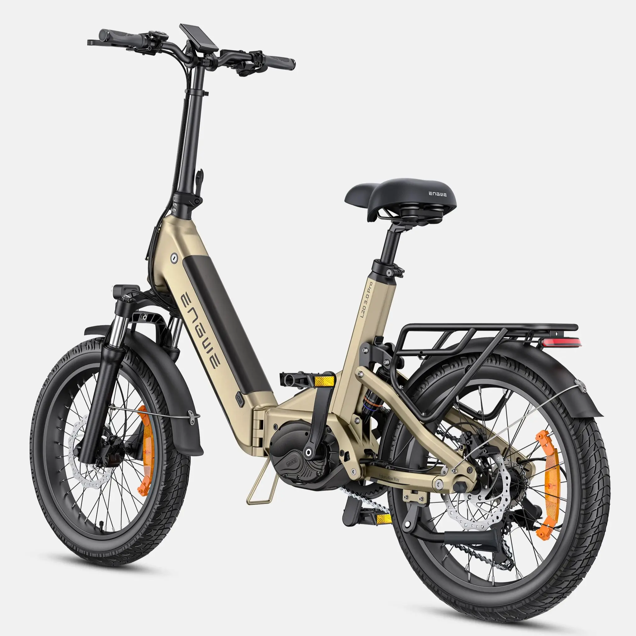 Bicicletta Elettrica ENGWE L20 3.0 Pro con Motore da 250W, Batteria al Litio 48V15AH, Freno a Disco Idraulico, Pneumatici da 20*3 Pollici - immagine 5
