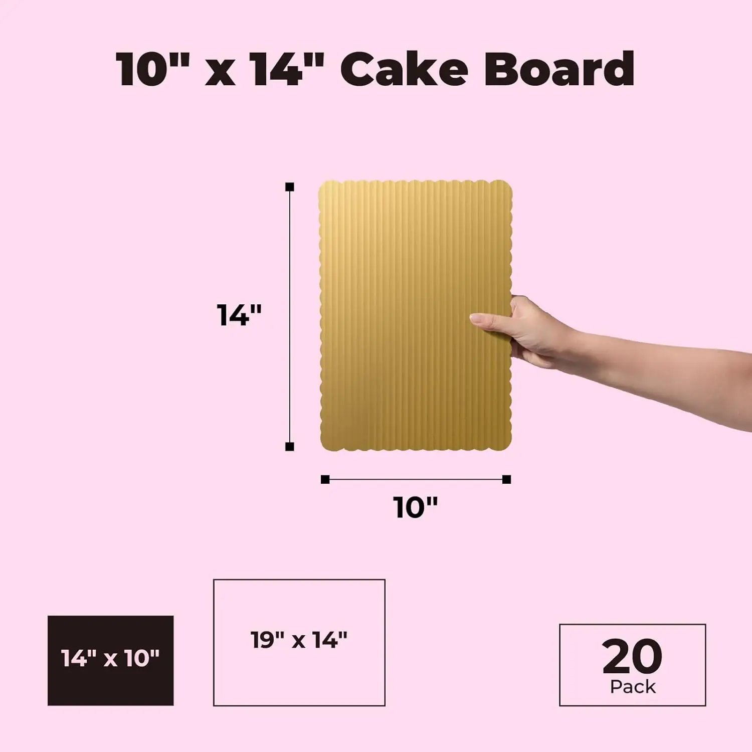 Why 112+ Bakeries Switched: Rectangle Cake Boards 10×14 Inch Save 250% ROI – Disposable... - SKU RCB01222 - UGI Packaging