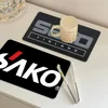 T-Tikka By S-Sako Logo Coffee Dish Quick Drying Kitchen Absorbent Drained Placemat for Table Bathroom Kitchen Draining Pads 5
