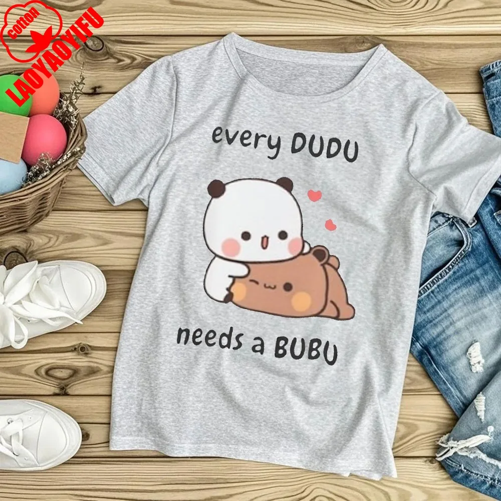 Panda Bear Hug Kawaii Unisex Anniversary Tee